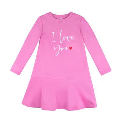 128О20-461-Р Платье для девочки (розовый)