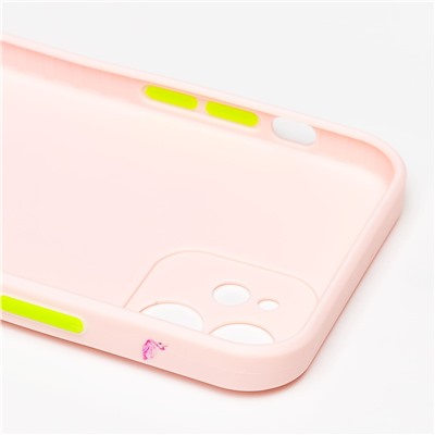 Чехол-накладка - SC246 для "Apple iPhone 12" (003) (pink)
