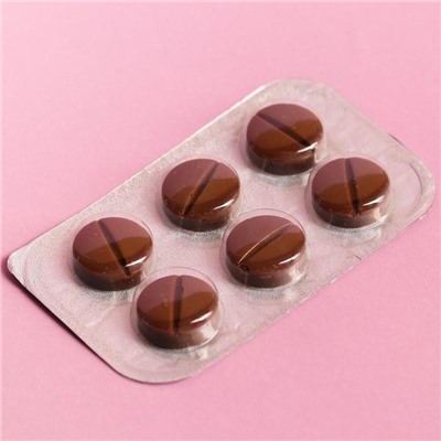 УЦЕНКА Шоколадные таблетки в коробке «Пофигин»