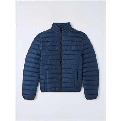 Однотонная стеганая куртка «100 грамм» Флотский темно-синий