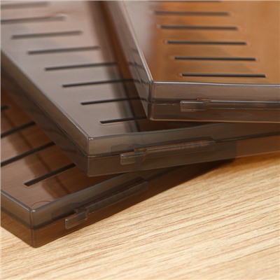 Контейнер для хранения без крышки OPTIMA, 11,5 л, 24,2×45×12,9 см, цвет коричневый