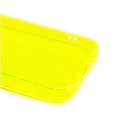 Чехол-накладка - SC344 для "Apple iPhone 14 Pro Max" (transparent/yellow) (232016)