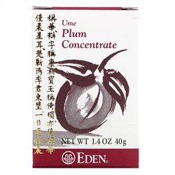 Eden Foods, Концентрат сливы умэ, 1,4 унции (40 г)