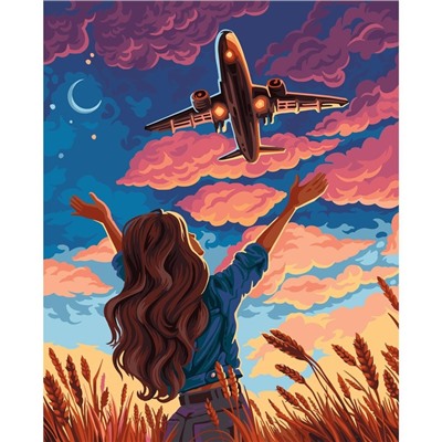Картина по номерам на холсте с подрамником «Воздушные мечты», 40 х 50 см
