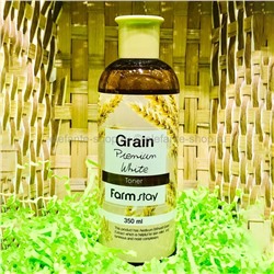 Тонер с экстрактом ростков пшеницы FarmStay Grain Premium White, 350 ml (125)
