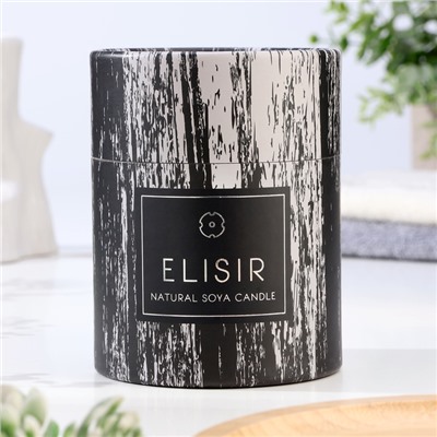 Свеча ароматическая "Elisir", 9х10,5 см, орхидея, серебро