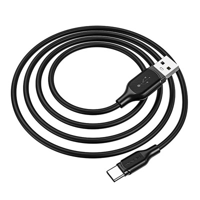 Кабель USB - Type-C Borofone BX42 (повр. уп)  100см 3A  (black)