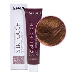 OLLIN SILK TOUCH 7/34 русый золотисто-медный 60мл Безаммиачный стойкий краситель для волос