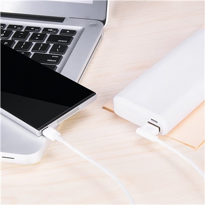 Кабель USB - micro USB Hoco UPM10  120см 2,1A  (white)