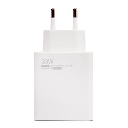 Адаптер Сетевой с кабелем ORG Xiaomi [BHR6039EU] (повр. уп) USB 33W (USB/Type-C) (B) (white)