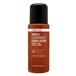 Lebelage Эмульсия для лица с керамидами и муцином улитки / Snail Ceramide Emulsion, 300 мл