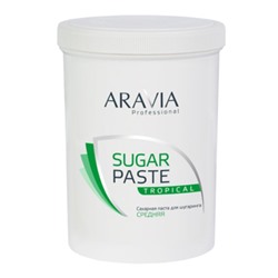 ARAVIA Professional Сахарная паста для шугаринга "Тропическая" средней консистенции, 1500 г. арт1054