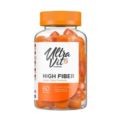 Клетчатка "High Fiber" в жевательных таблетках UltraVit, 60 шт