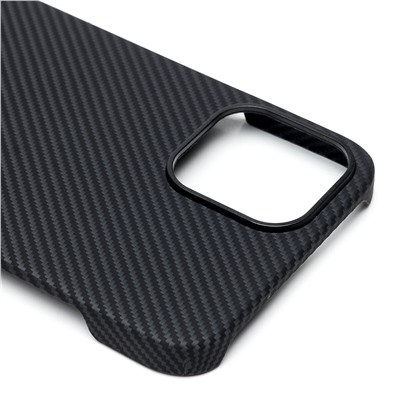 Чехол-накладка - SM009 POSH KEVLAR SafeMag для "Apple iPhone 12 Pro Max" (black)