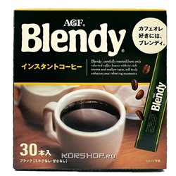 Кофе растворимый в стиках Blendy Special Blend AGF, Япония, 60 г (30 шт) Акция