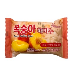 Пилинг-мыло с экстрактом персика Peach Aleumi, Корея, 150 г