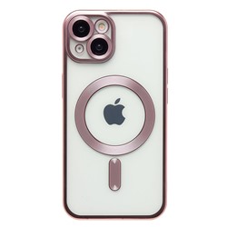 Чехол-накладка - SM027 SafeMag для "Apple iPhone 14" (pink) (232362)