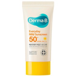 Derma:B Мягкий солнцезащитный крем Everyday Mild Sunscreen SPF50+ PA+