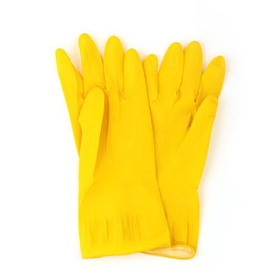 Перчатки резиновые M желтые Vetta