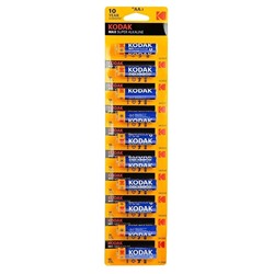 Батарейка AA Kodak MAX  LR6 (10-BL) (80/400)