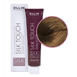 OLLIN SILK TOUCH 8/7 светло-русый коричневый 60мл Безаммиачный стойкий краситель для волос