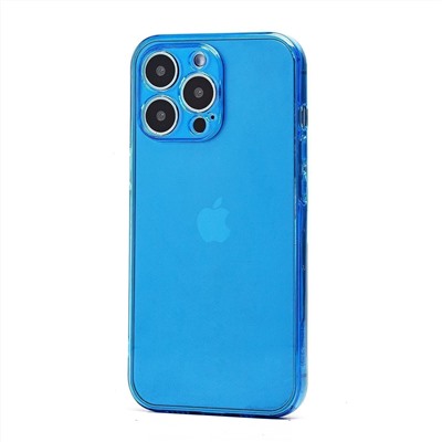 Чехол-накладка - SC344 для "Apple iPhone 13 Pro" (transparent/blue) (232040)