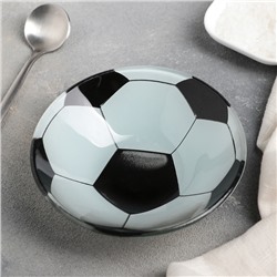 Салатник стеклянный Доляна «Мяч», 200 мл, 12×2,5 см