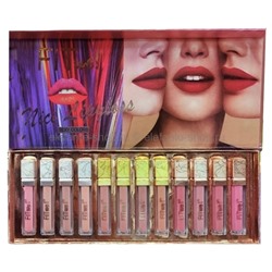 Набор матовых помад для губ FIT WE Nice Lipgloss, 12 штук