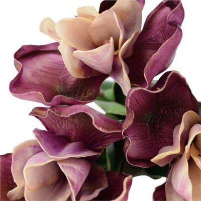 Цветок искусственный Ирис 56 см фиолетовый / JY0640 /уп 36/432/ латекс