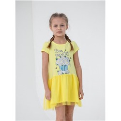 Платье для девочки Cherubino CSKG 63081-30-311 Желтый