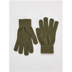 Однотонные перчатки зелёный