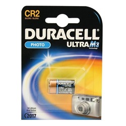 Батарейка CR2 Duracell Ultra (1-BL) (10/50/6000)