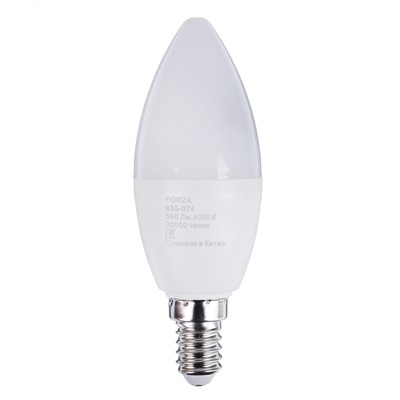 Светодиодная лампа Свеча, 560Lm, E14