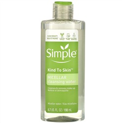 Simple Skincare, Мицеллярная очищающая вода, 198 мл (6,7 жидк. унции)