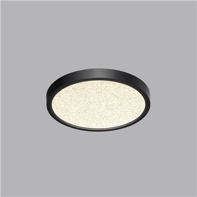 7662/18L MITRA LED SN 56 Светильник пластик/белый/черный LED 18Вт 3000/4000K D230 IP40 OMEGA BLACK