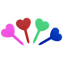 Таблички садовые «Сердечки» (набор 25шт)