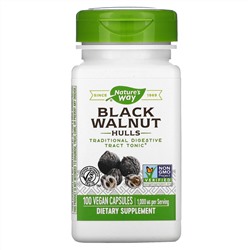 Nature's Way, скорлупа черного ореха, 1000 мг, 100 вегетарианских капсул