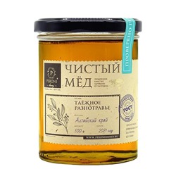 Мёд чистый "Таёжное разнотравье" Peroni, 500 г
