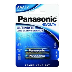 Батарейки алкалиновая Panasonic EVOLTA LR03EGE/2BP LR03 BL2