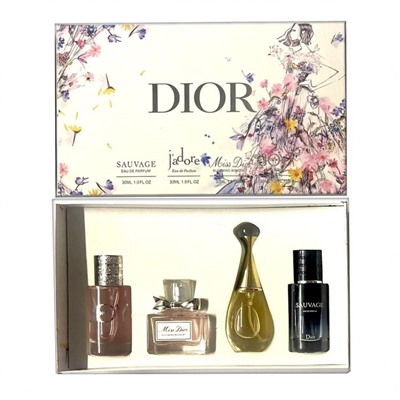 Парфюмерный набор Christian Dior Flower 4 в 1