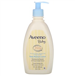 Aveeno, Baby, увлажняющий лосьон для ежедневного применения, без запаха, 354 мл (12 жидк. унций)