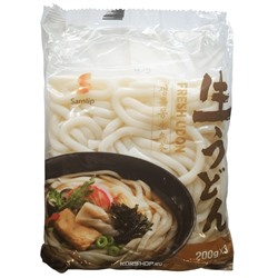 Лапша вареная удон Fresh Udon Sanuki Samlip Корея, 3 порции 600г (без приправ) Акция