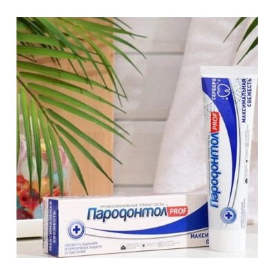 Пародонтол PROF Зубная паста Максимальная свежесть в тубе в футляре 124 мл/24