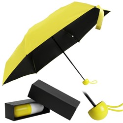 Зонт-капсула желтый