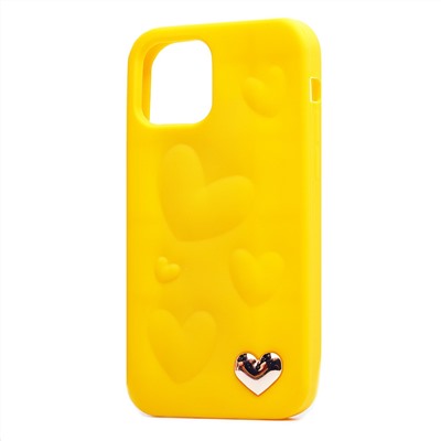 Чехол-накладка - SC319 для "Apple iPhone 12/iPhone 12 Pro" (yellow) (215403)