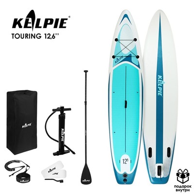 SUP доска надувная TOURING KELPIE 12.6", 383х80х15 см