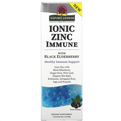 Nature's Answer, Ionic Zinc Immune with Black Elderberry, 4 fl oz (120 ml)