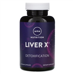 MRM, Nutrition, Liver X, 60 веганских капсул