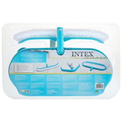 Набор для чистки бассейна Deluxe: сачок, щётка, насадка-пылесос, 29057 INTEX