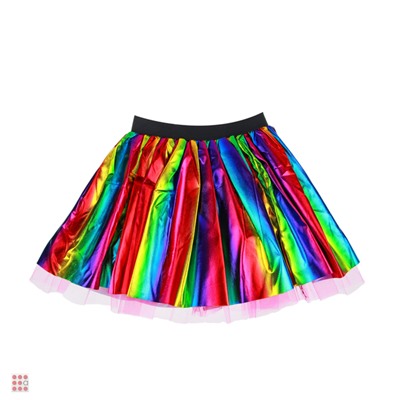 Юбка карнавальная "Единорожка", нейлон, длина юбки 30 см, разноцветный